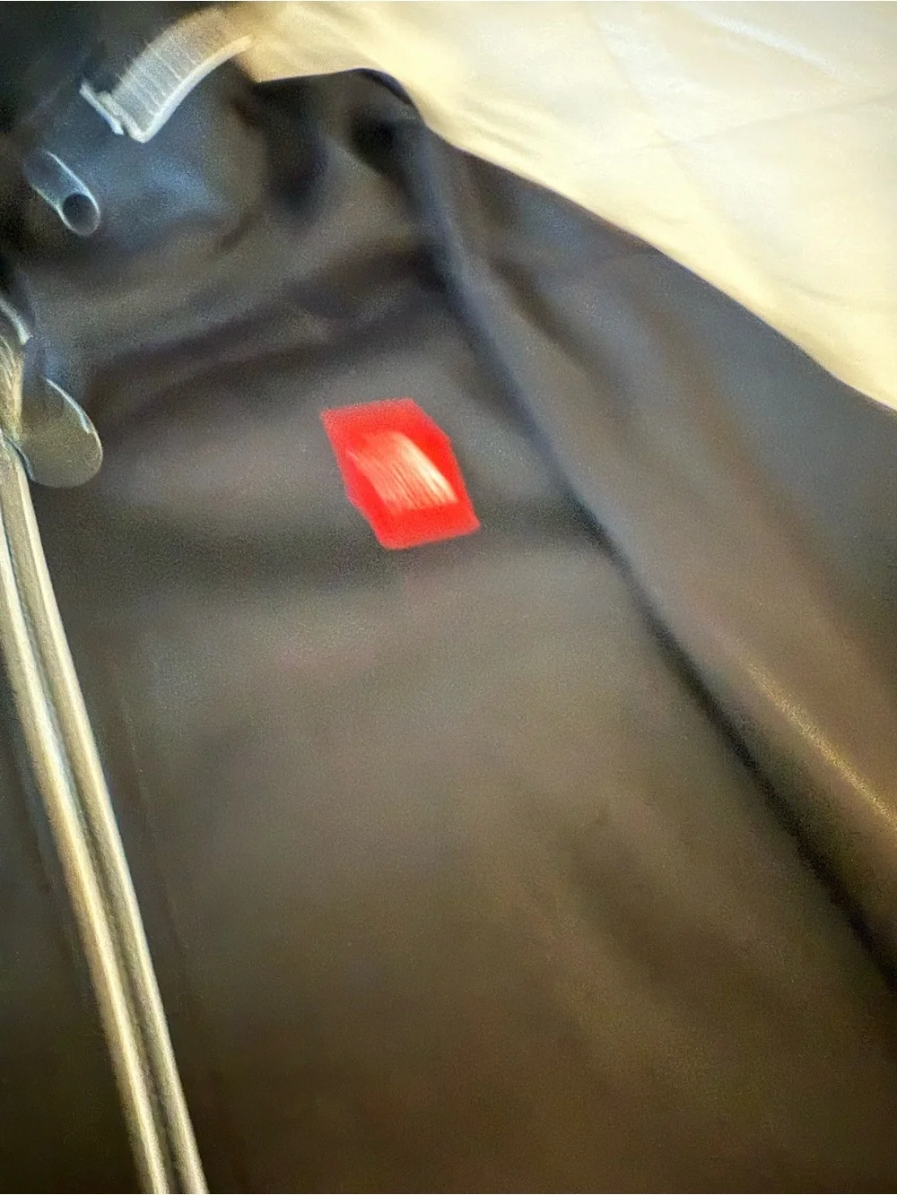 The North Face Black Jacket with Red Logo Patch
